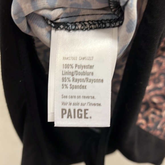 Paige Nadynne Animal Print Body Suit Sleeveless M - Picture 12 of 13